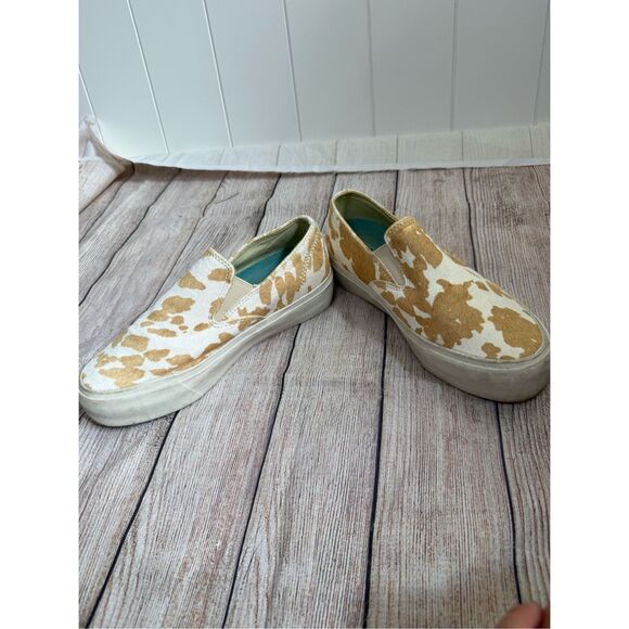 Seavees Baja Platform Mulholland Cowhide Slip-On Sneakers Size - Picture 8 of 13